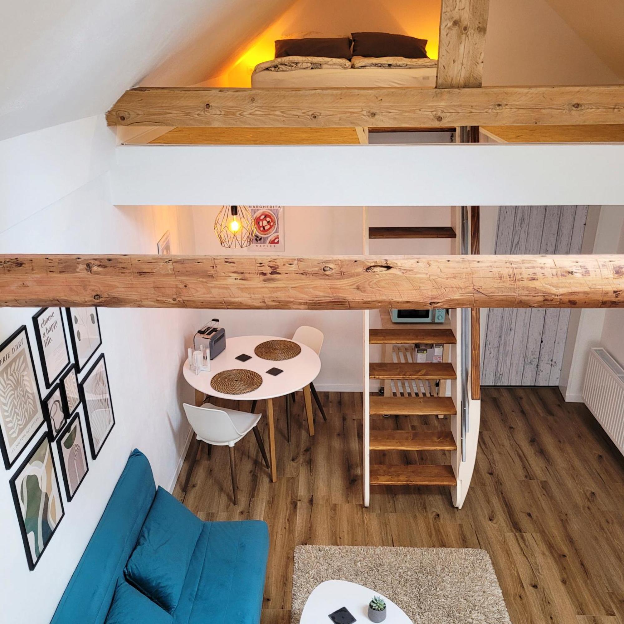 Modernes 1-Zimmer-Apartment Mit Galerie-Schlafkoje Im Skandinavischen Stil Ostenfeld  Buitenkant foto